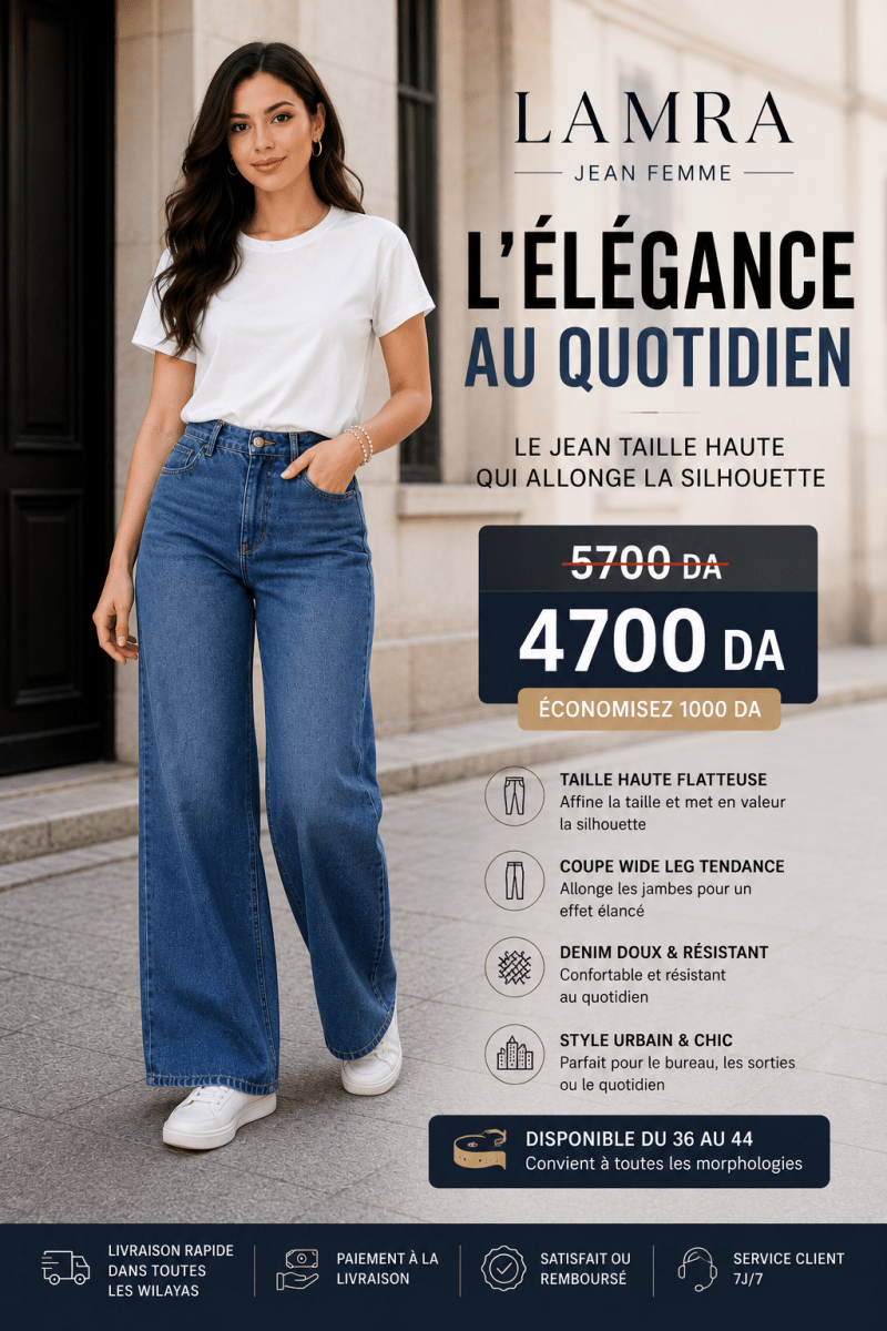 Jean Larges Taille Haute - TENDI