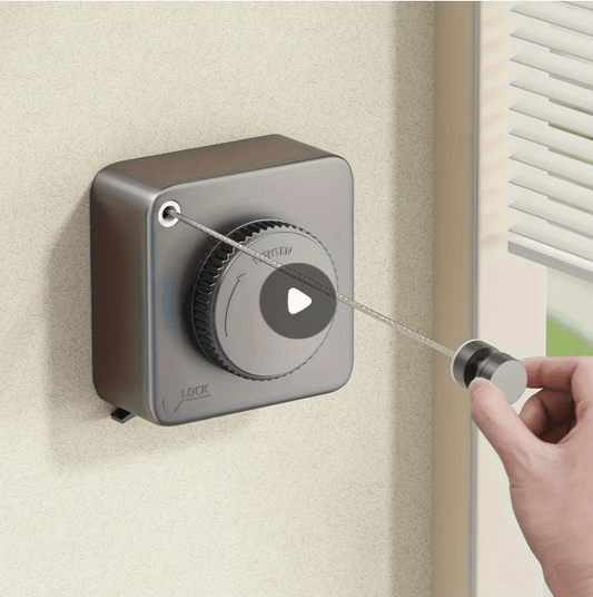 Métal, Support mural sans perçage avec longueur réglable, Idéal pour balcon et salle de bain - TENDI