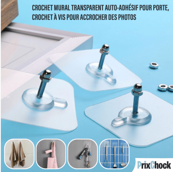 Pack 4 Pieces Support Adhésif - TENDI