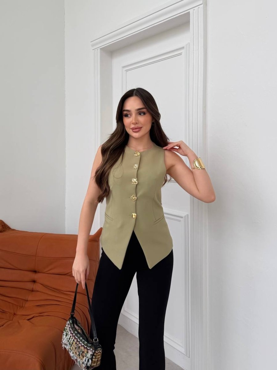 Top Élégance Boutonné - TENDI