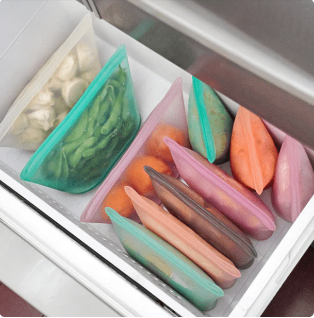 Pack 8 Pieces sac de conservation reutilisable - TENDI