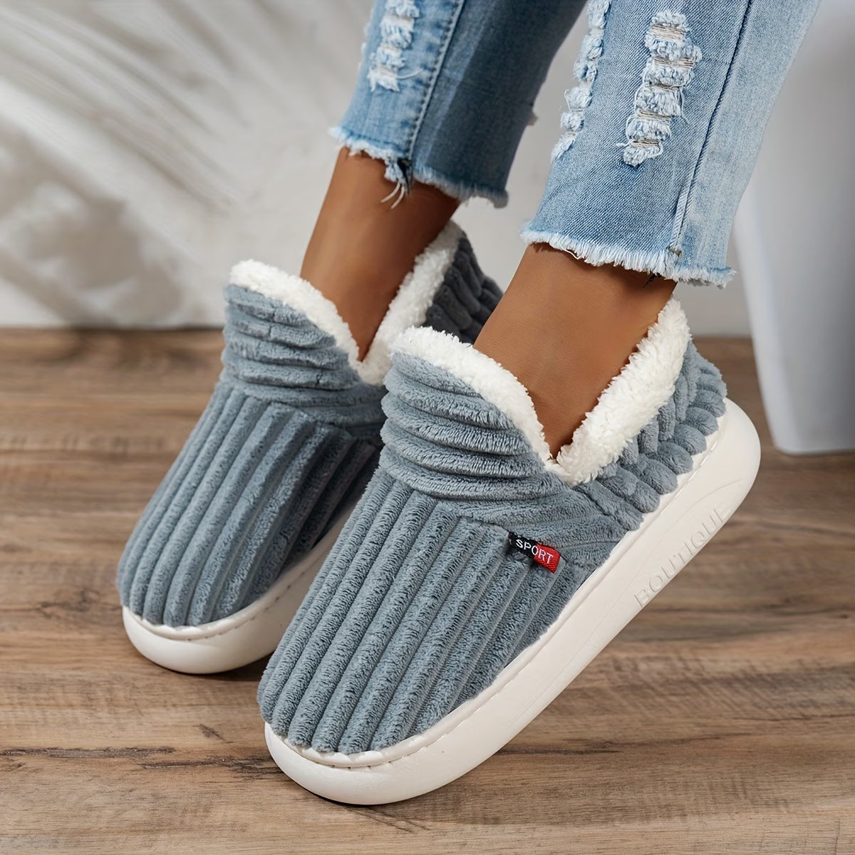 Chaussures d'intérieur d'hiver pour femmes
