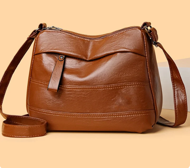 Sac bandoulière vintage à poches multiples