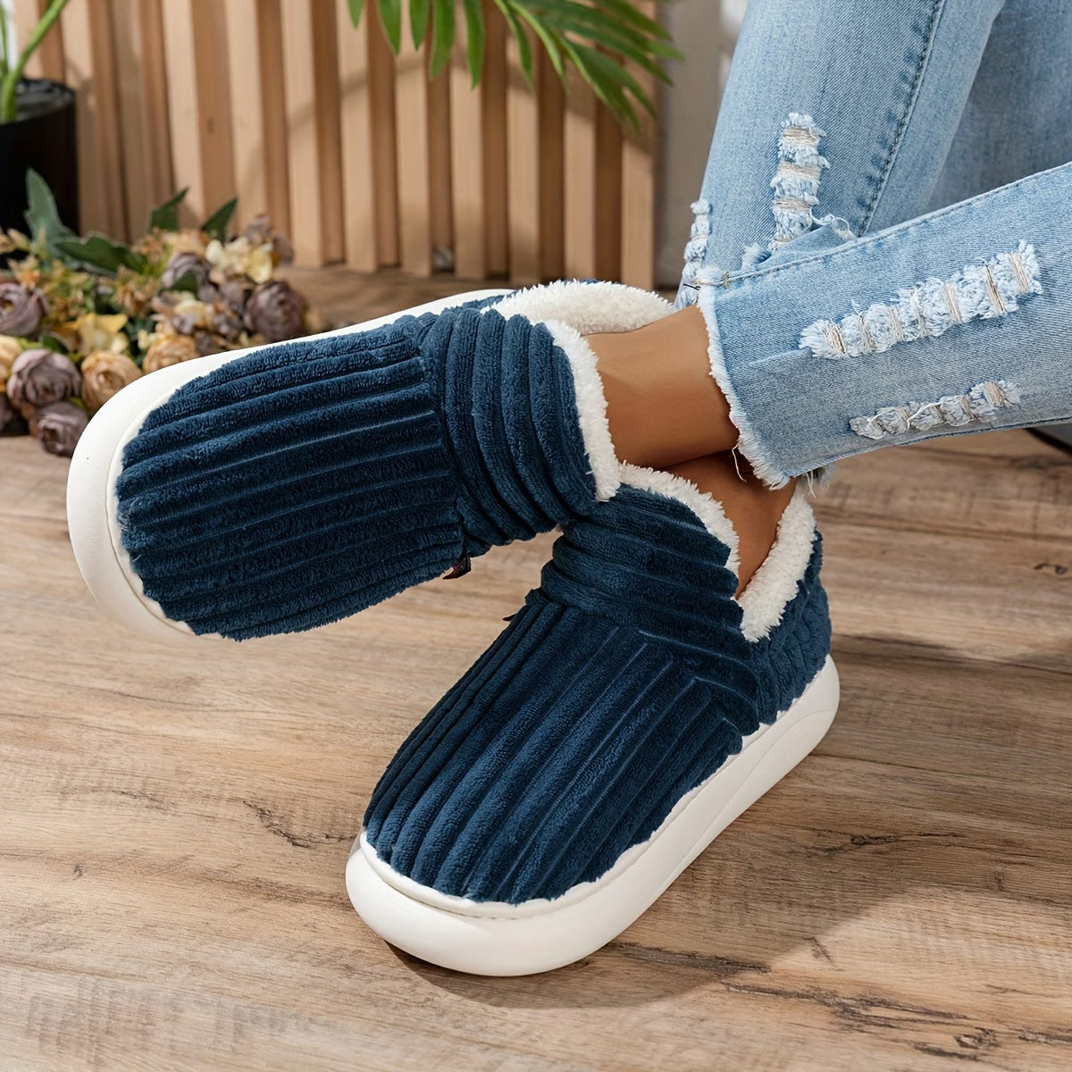 Chaussures d'intérieur d'hiver pour femmes