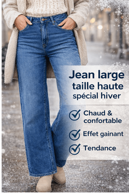 Jean Larges Taille Haute Ourlet - TENDI