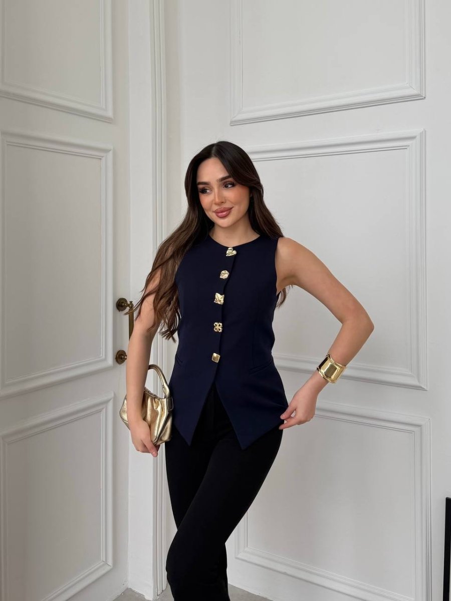 Top Élégance Boutonné - TENDI
