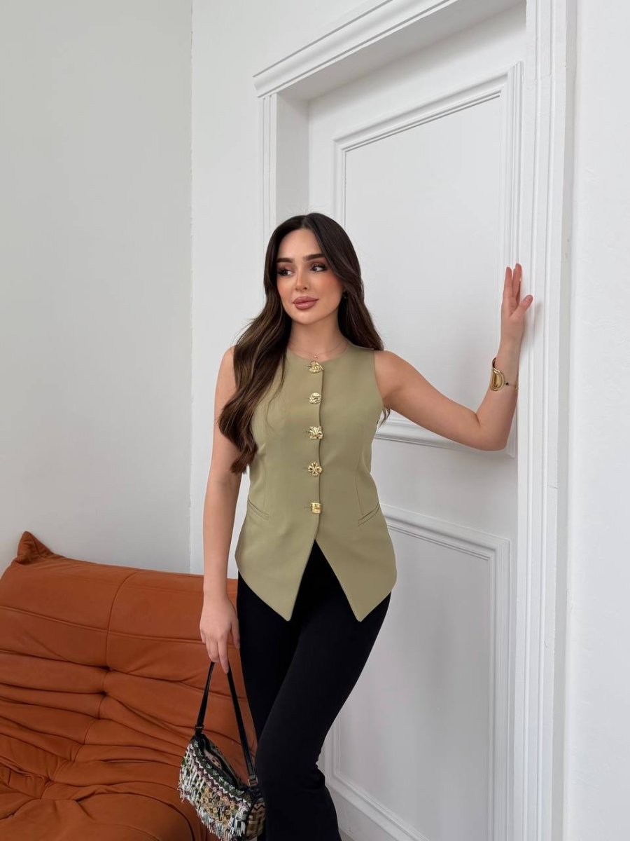 Top Élégance Boutonné - TENDI